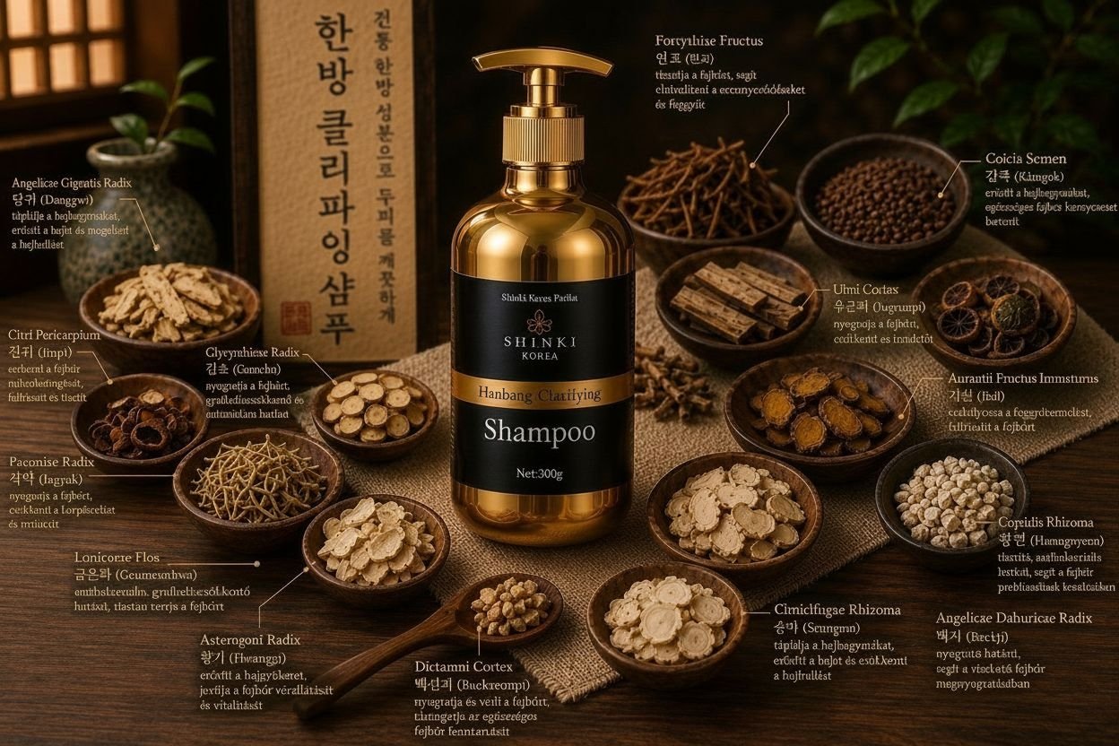 Shinki Hanbang Clarifying & Cooling Shampoo - Image 4