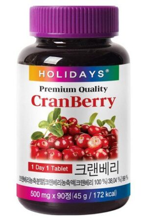 Holidays tablete premium cu merișor, 90 tablete