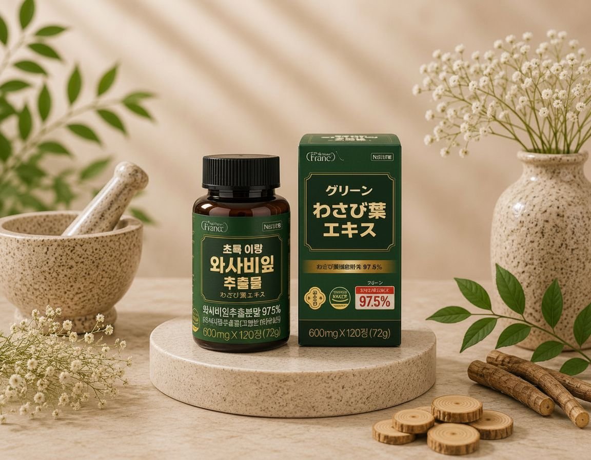 Tablete cu frunze de wasabi
