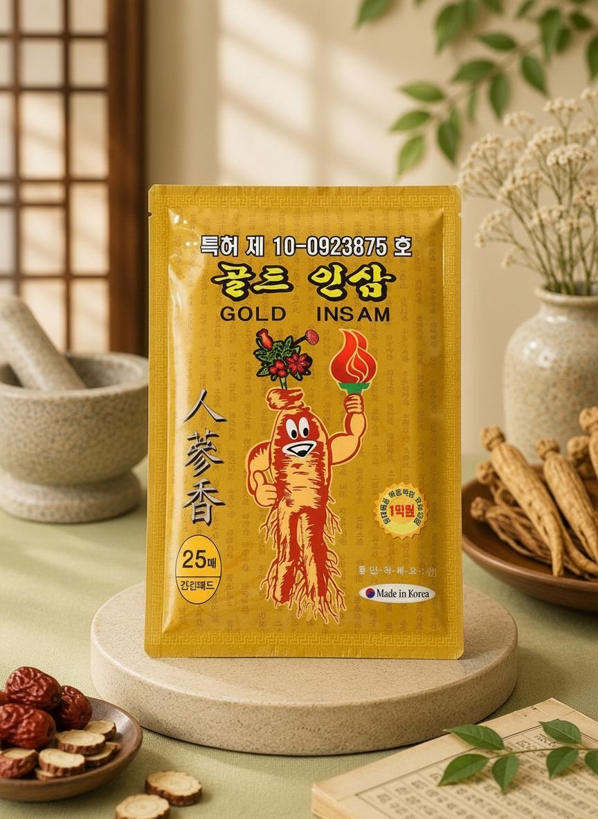 Plasture Gold Insam cu ginseng