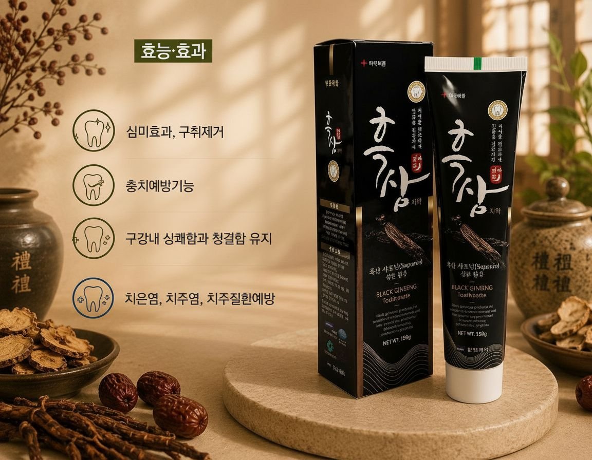 Pastă de dinți cu ginseng negru Heuk-sam