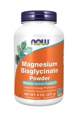 NOW Foods Magnesium Bisglycinate Powder